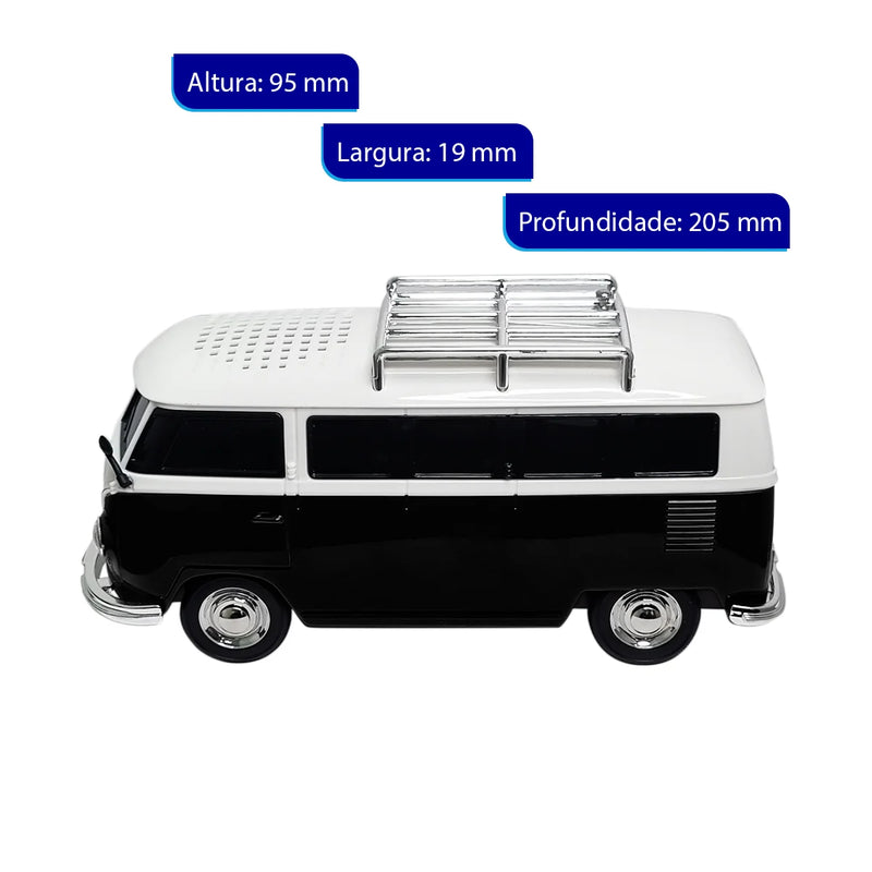 Caixinha de som bluetooth kombi portátil com rádio Xtrad WS-266