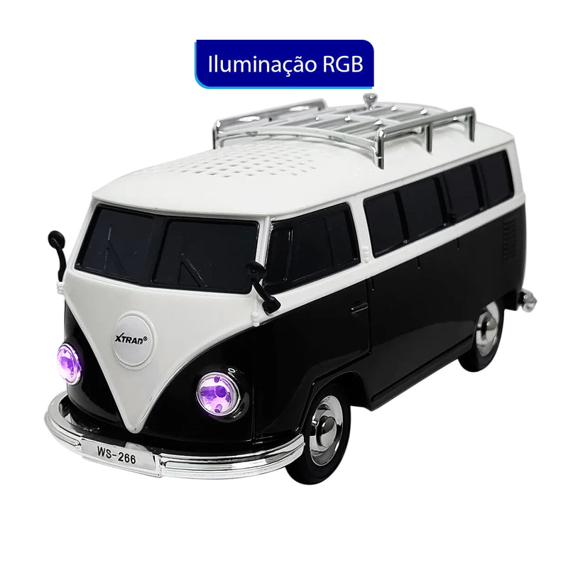 Caixinha de som bluetooth kombi portátil com rádio Xtrad WS-266